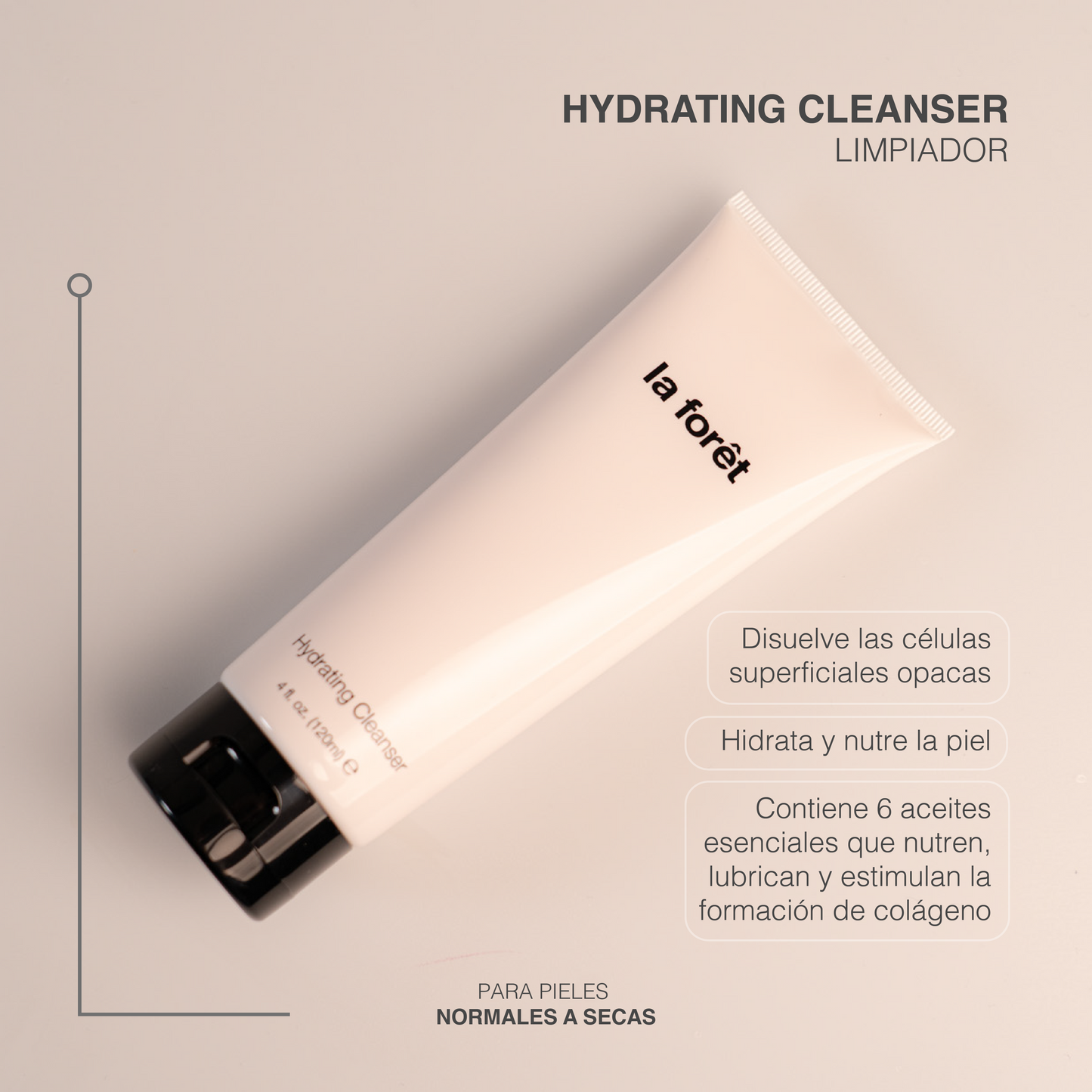 La Forêt Limpiador Facial Hidratante 120 ML - 30% OFF ÚLTIMAS UNIDADES