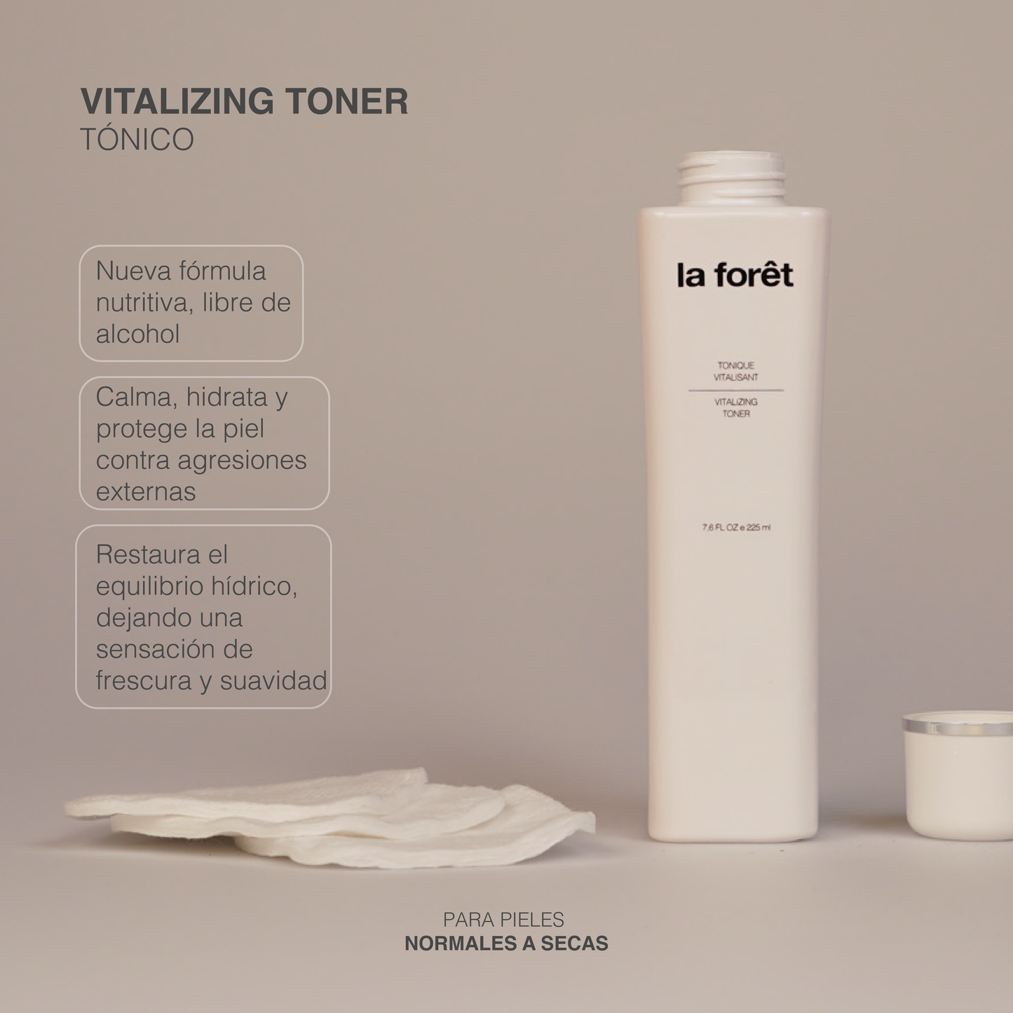 La Forêt Tónico Facial Vitalizante 225 ML