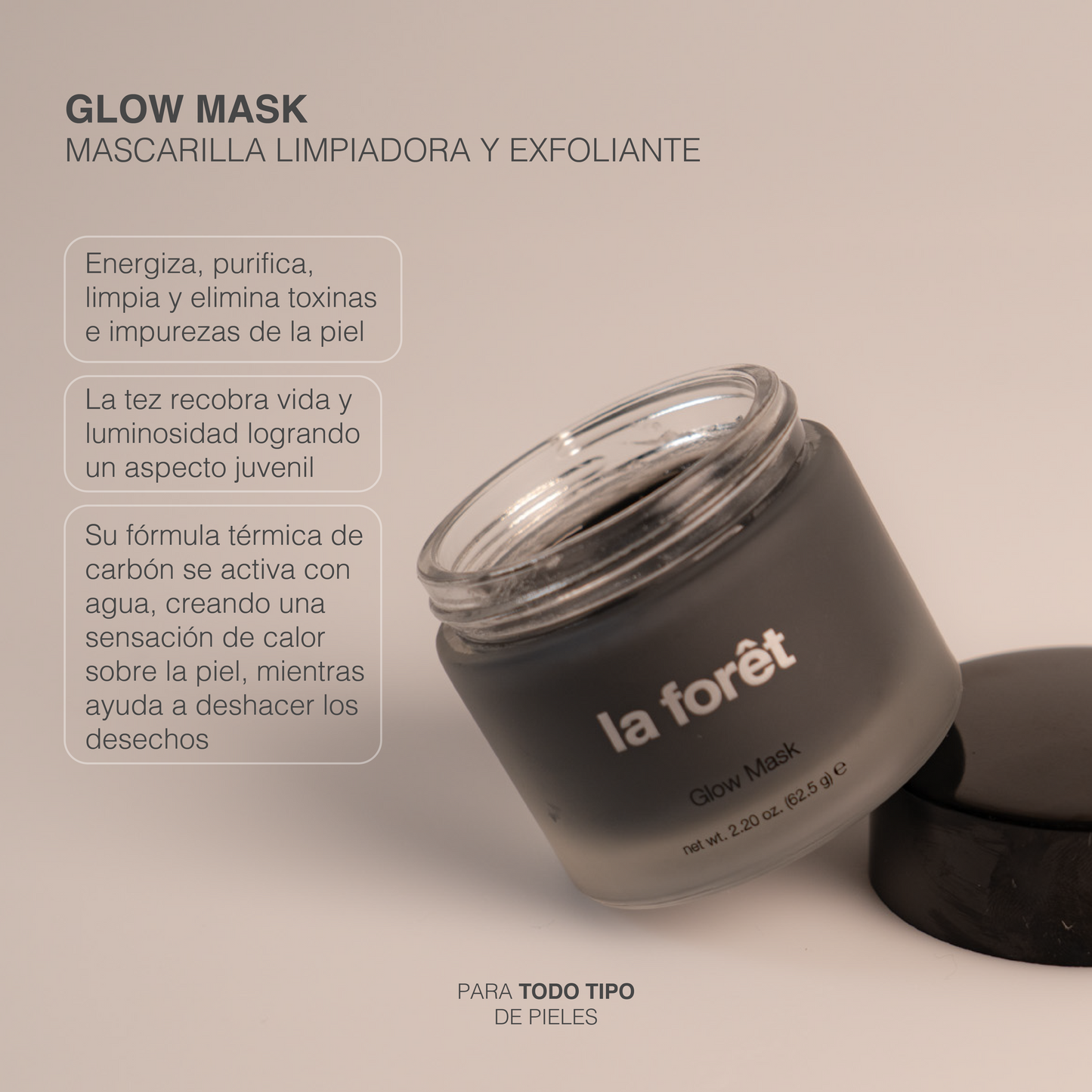 La Forêt Mascarilla Facial Iluminadora 62,5 GR