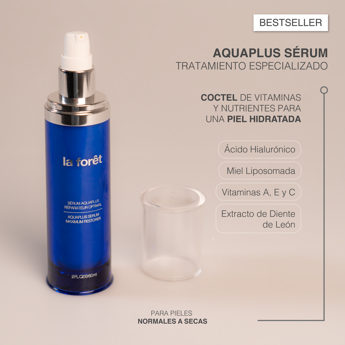 La Forêt Aquaplus Suero Facial Reparador 60 ML