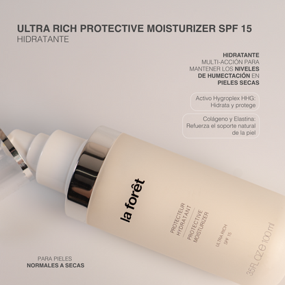 La Forêt Ultra Rich Hidratante Facial SPF 15, 100 ML - 40% descuento