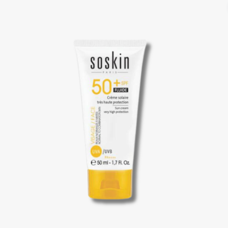 Soskin Protector Solar SPF50+ Textura Fluida LOW - TOX® 50 ML