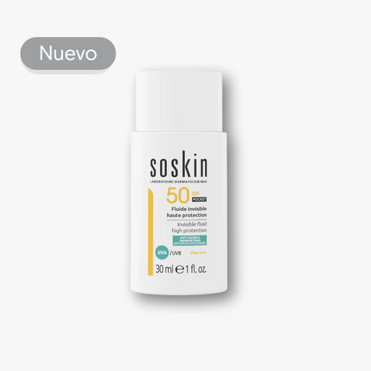 Soskin SUN LOW - TOX® Fluido Invisible de Alta Protección SPF50 POCKET - 30 ml